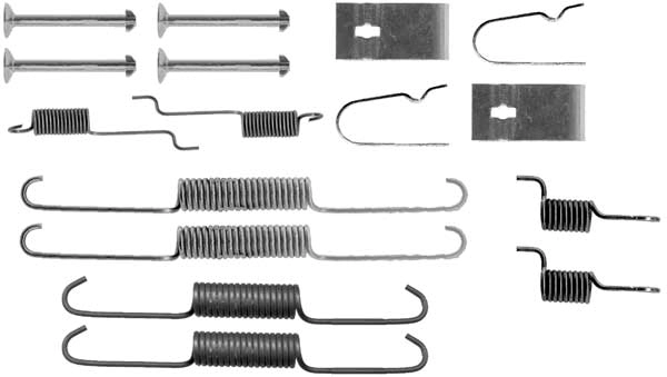 Accessory Kit, brake shoes