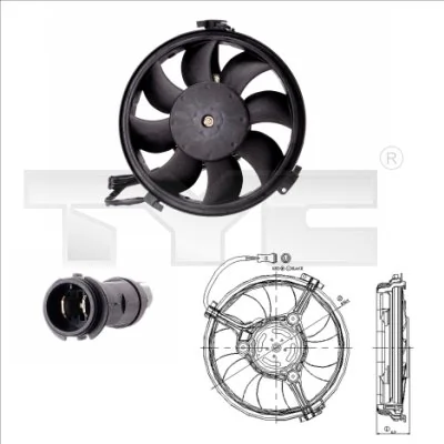 Fan, engine cooling