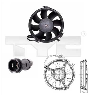 Fan, engine cooling