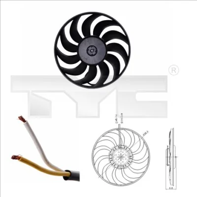 Fan, engine cooling