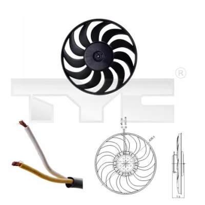 Fan, engine cooling