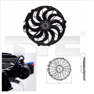 Fan, engine cooling