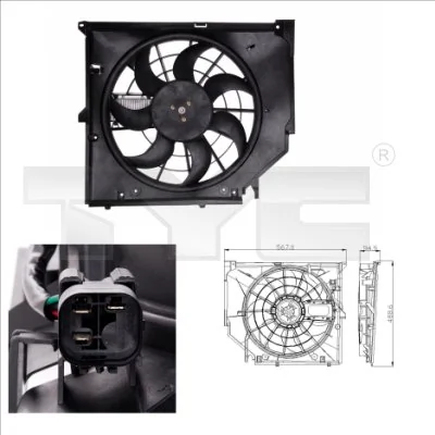 Fan, engine cooling