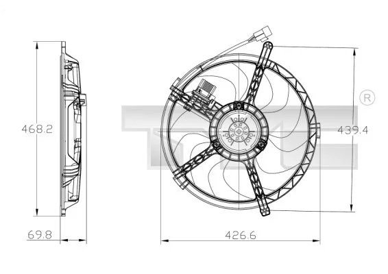 Fan, engine cooling