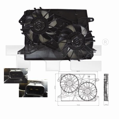 Fan, engine cooling