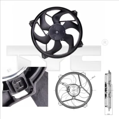Fan, engine cooling