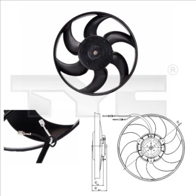 Fan, engine cooling