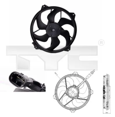 Fan, engine cooling