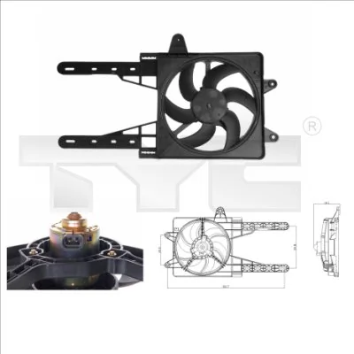 Fan, engine cooling