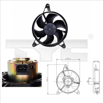 Fan, engine cooling