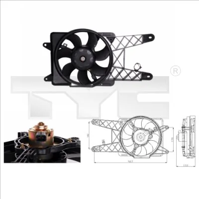 Fan, engine cooling