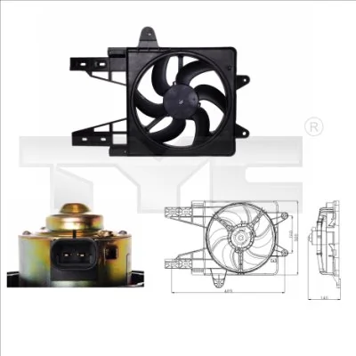Fan, engine cooling