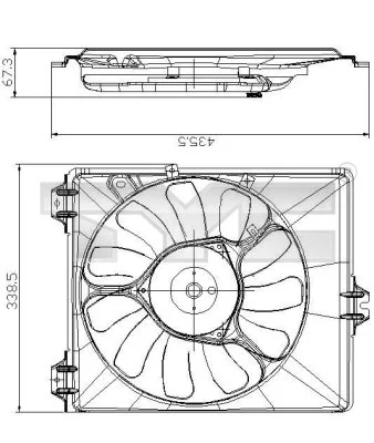 Fan, engine cooling