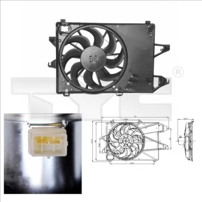 Fan, engine cooling