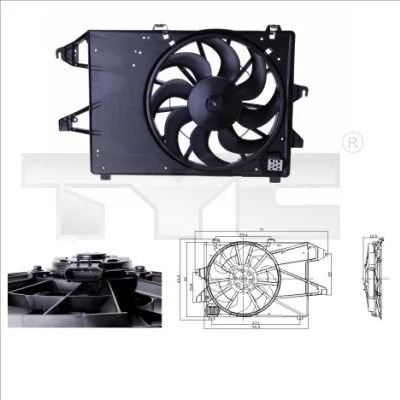 Fan, engine cooling