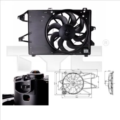 Fan, engine cooling