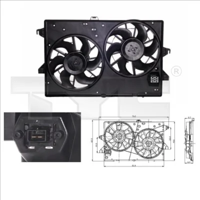 Fan, engine cooling