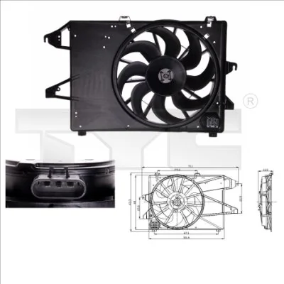 Fan, engine cooling