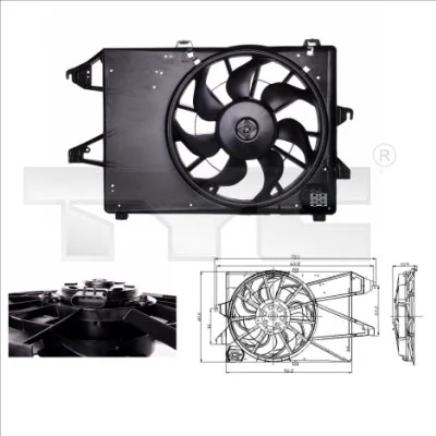 Fan, engine cooling