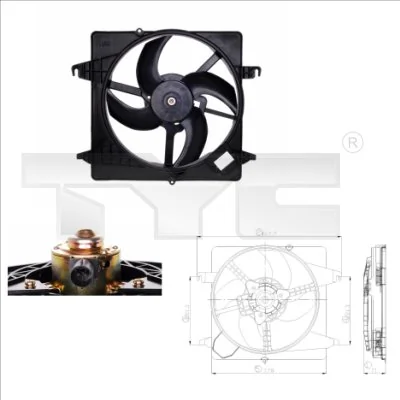 Fan, engine cooling