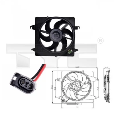Fan, engine cooling