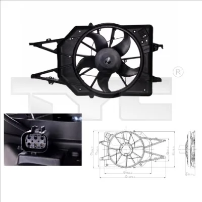 Fan, engine cooling