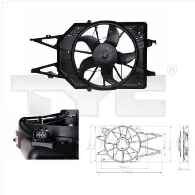 Fan, engine cooling
