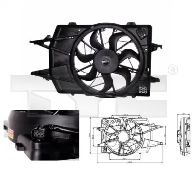 Fan, engine cooling