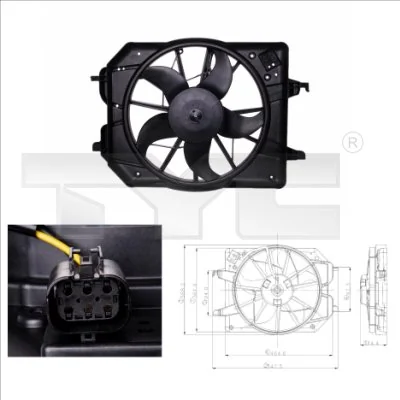 Fan, engine cooling