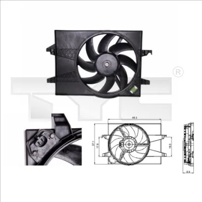Fan, engine cooling