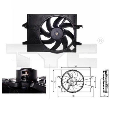 Fan, engine cooling