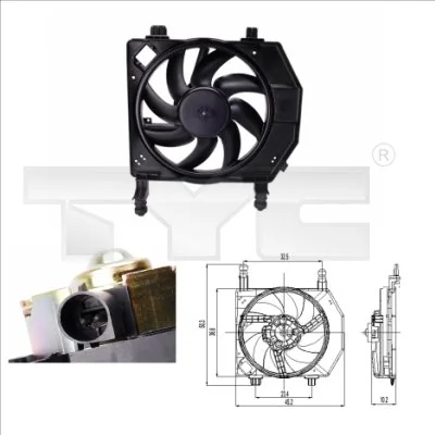 Fan, engine cooling