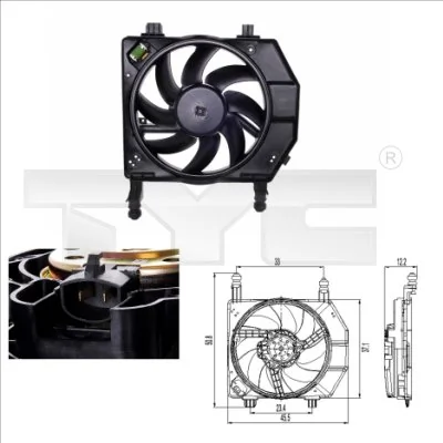 Fan, engine cooling