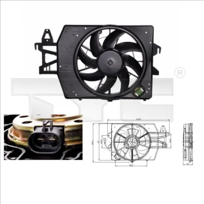 Fan, engine cooling