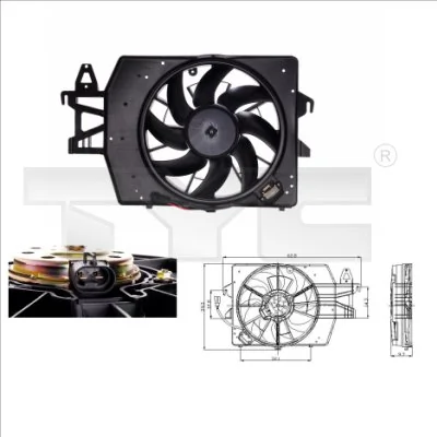 Fan, engine cooling