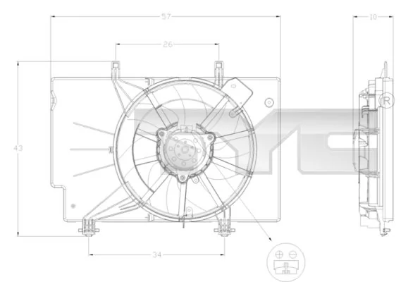 Fan, engine cooling