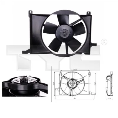 Fan, engine cooling