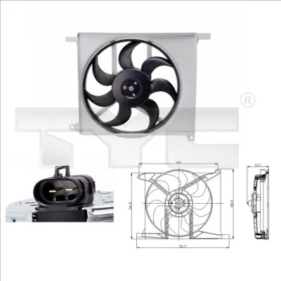 Fan, engine cooling