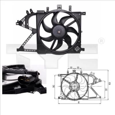 Fan, engine cooling