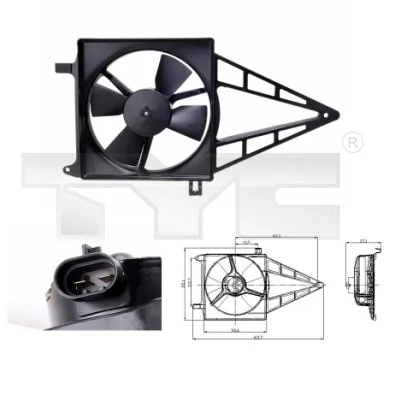 Fan, engine cooling
