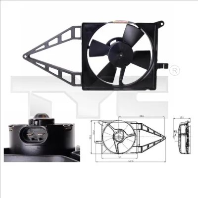 Fan, engine cooling