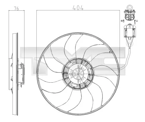 Fan, engine cooling
