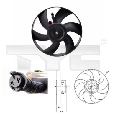 Fan, engine cooling