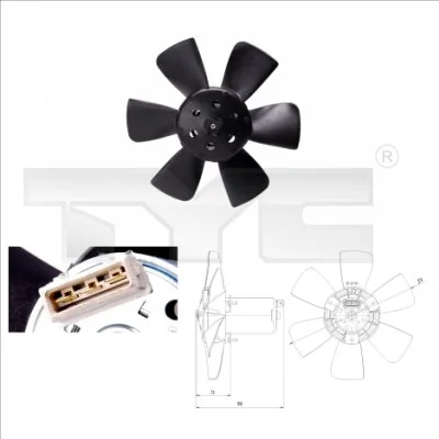 Fan, engine cooling