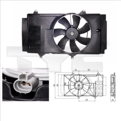 Fan, engine cooling
