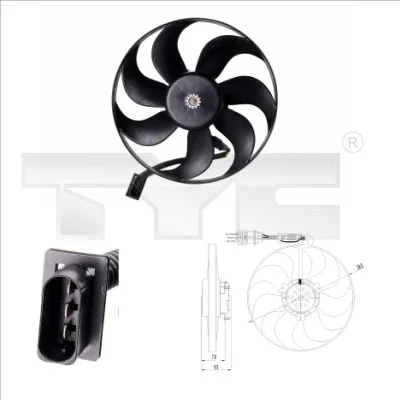 Fan, engine cooling