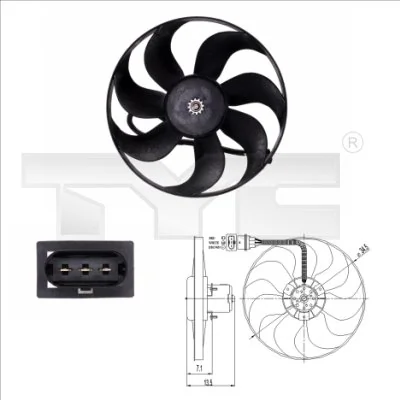 Fan, engine cooling