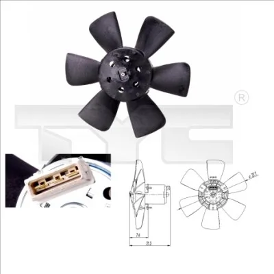 Fan, engine cooling