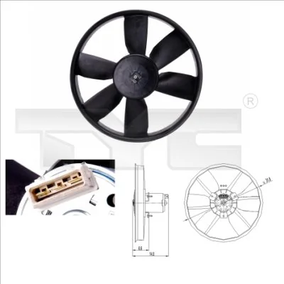 Fan, engine cooling
