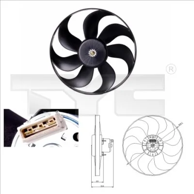 Fan, engine cooling